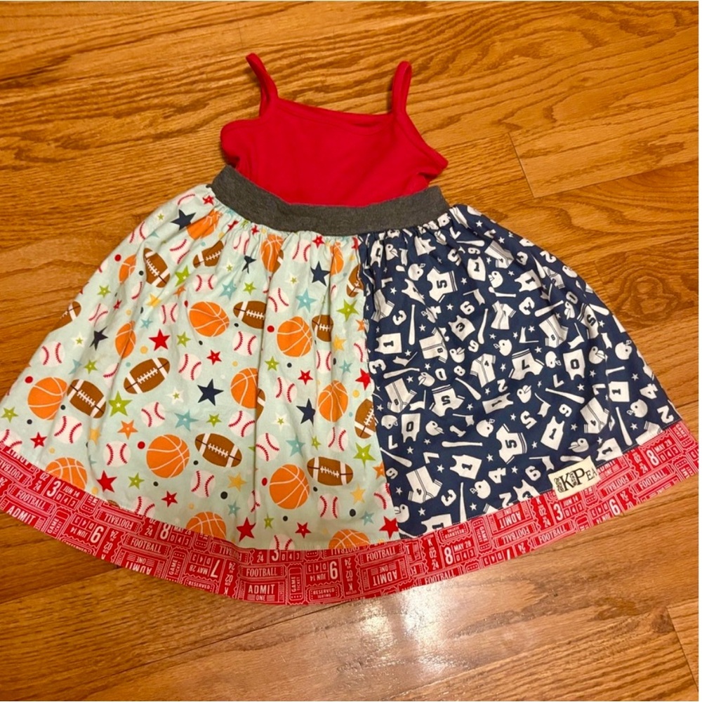 Kpea football basketball summer dress 5T